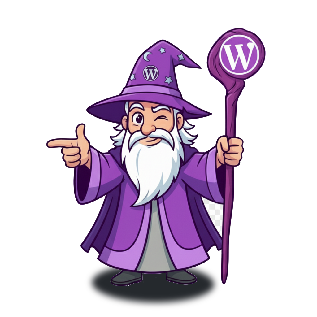 Plugin Wiz Mascot WordPress Optimization